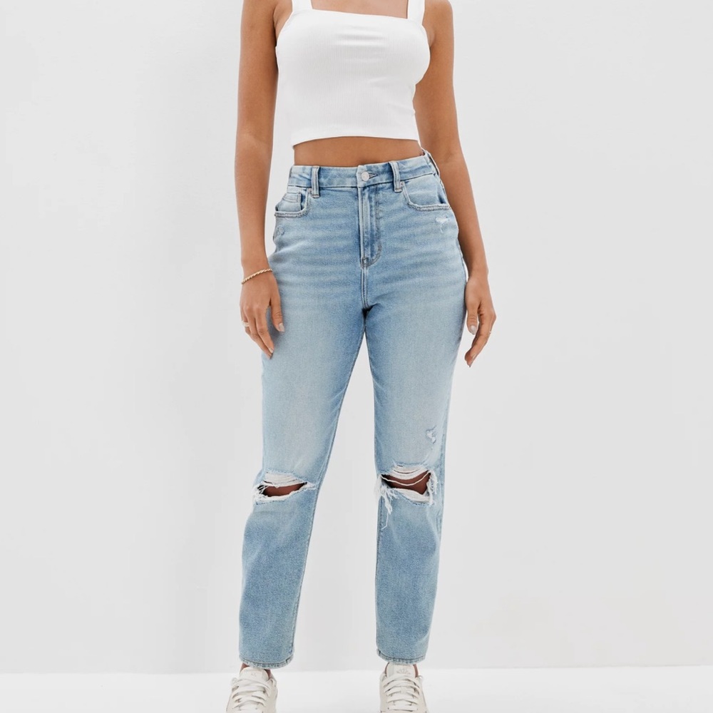 American eagle curvy mom jean